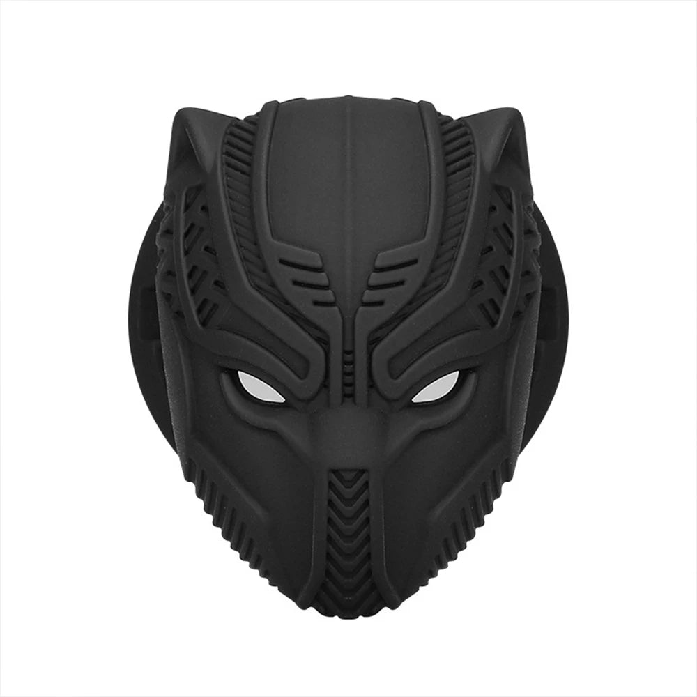 Black Panther One-button Start Cover Decorative Sticker Car Modified Superhero Start Stop Button Cover